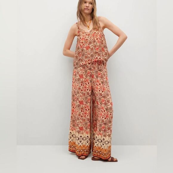 Mango Viscose Co-Ord Set Top and Pants New - Picture 7 of 14